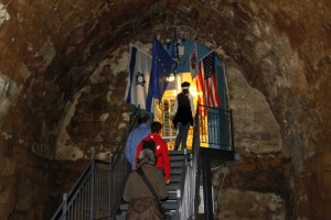 Der Ausgang des Festungsrundganges ... akko crusader castle exit