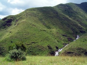 Die grünen Berge Lesothos