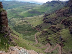 Geocaching am Sani Pass, Lesotho