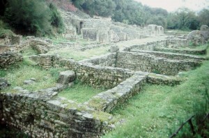 auf dem Gelände der antiken Ausgrabungsstätte Butrint