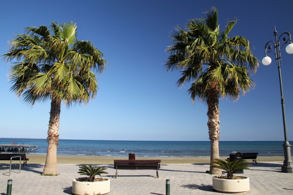 Am Strand von Lanarka, Zypern