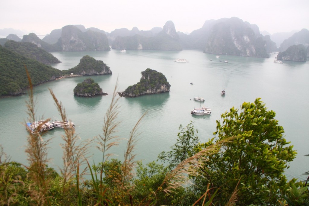 Halongbucht Vietnam Blick von Ti Tốp Island