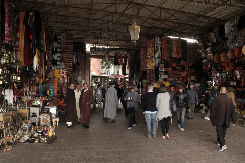 Im Souk von Marrakesch