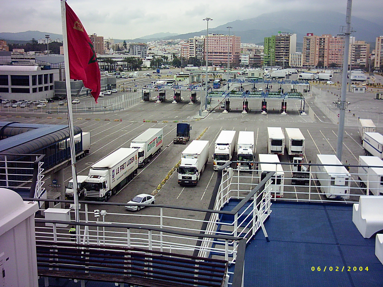 Abfahrt in Algeciras / Spanien