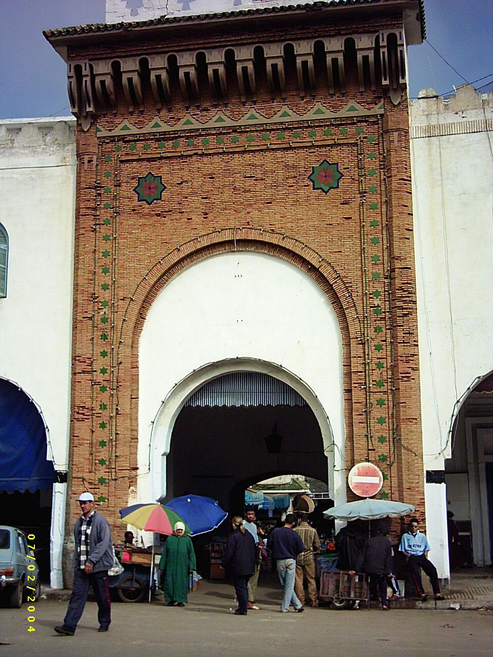 Der Stadttor zur Altstadt (Medina) in Asilah